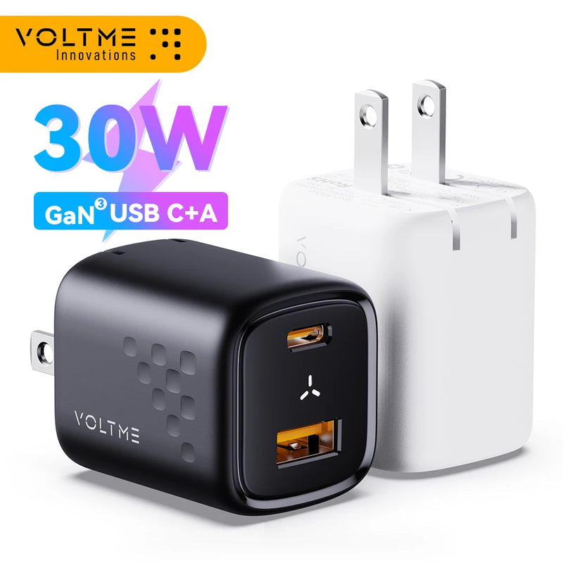 Carregador Carga Rápida  30W USB C, para iPhone 13/Pro/Pro Max/12 Galaxy Note para iPad Pro MacBook PD 30W Carregador de Telefone