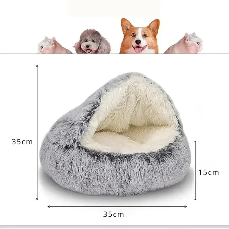 Cama macia e luxuosa para seu gato, quente confortável, serve para pequenos cachorrinhos.