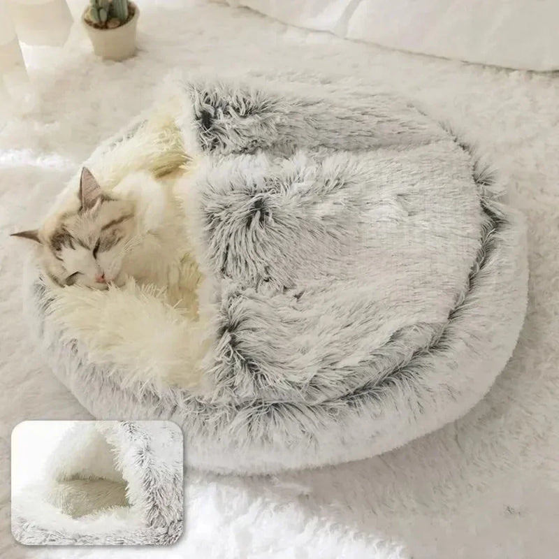 Cama macia e luxuosa para seu gato, quente confortável, serve para pequenos cachorrinhos.