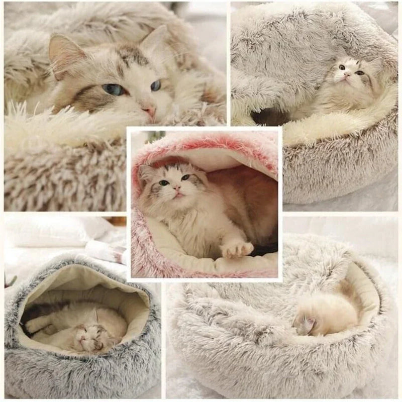 Cama macia e luxuosa para seu gato, quente confortável, serve para pequenos cachorrinhos.