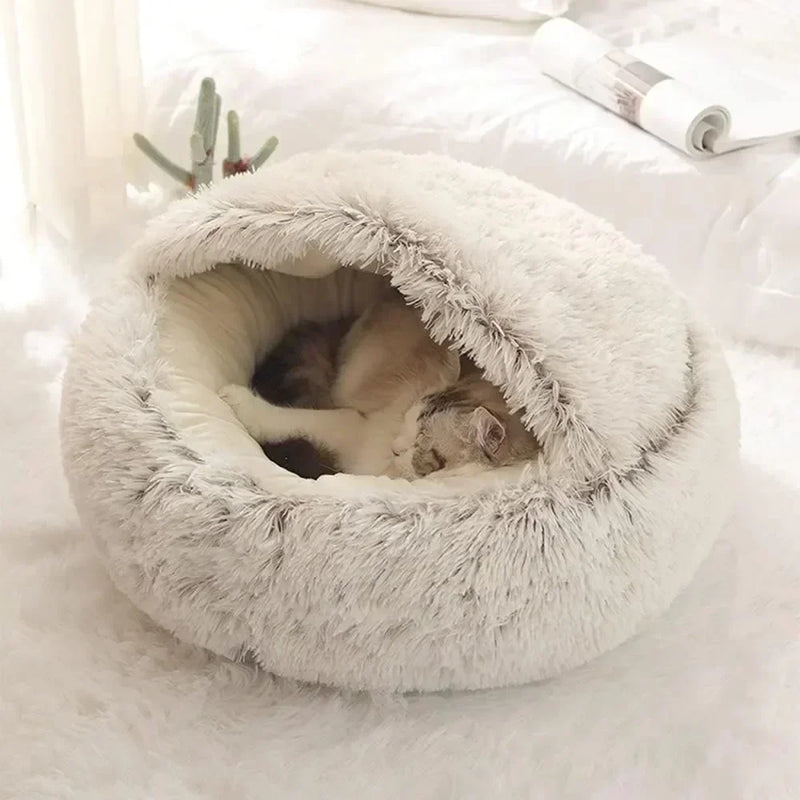 Cama macia e luxuosa para seu gato, quente confortável, serve para pequenos cachorrinhos.